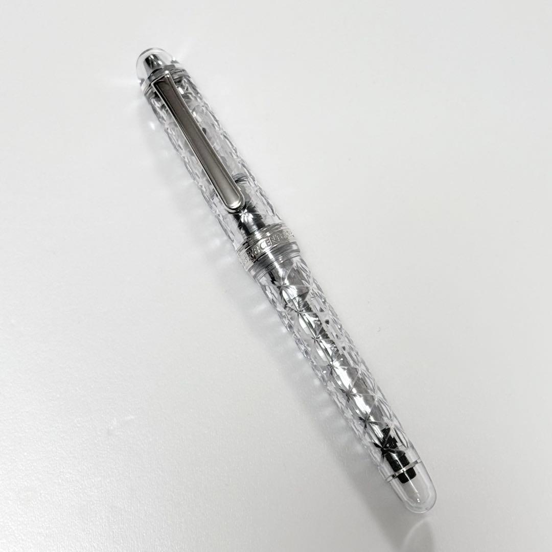 PLATINUM プラチナ センチュリー 六花 万年筆 M 中字