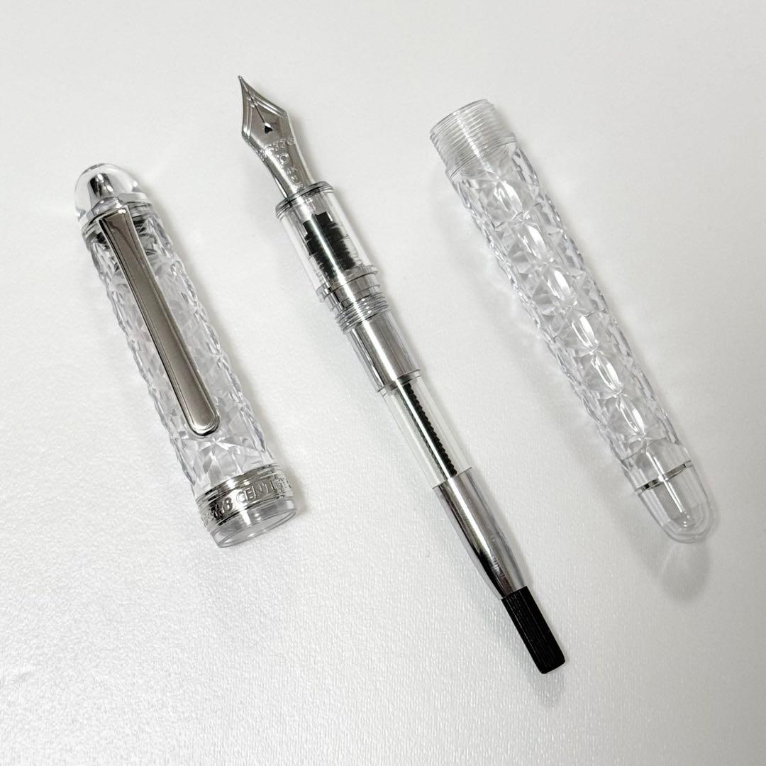 PLATINUM プラチナ センチュリー 六花 万年筆 M 中字