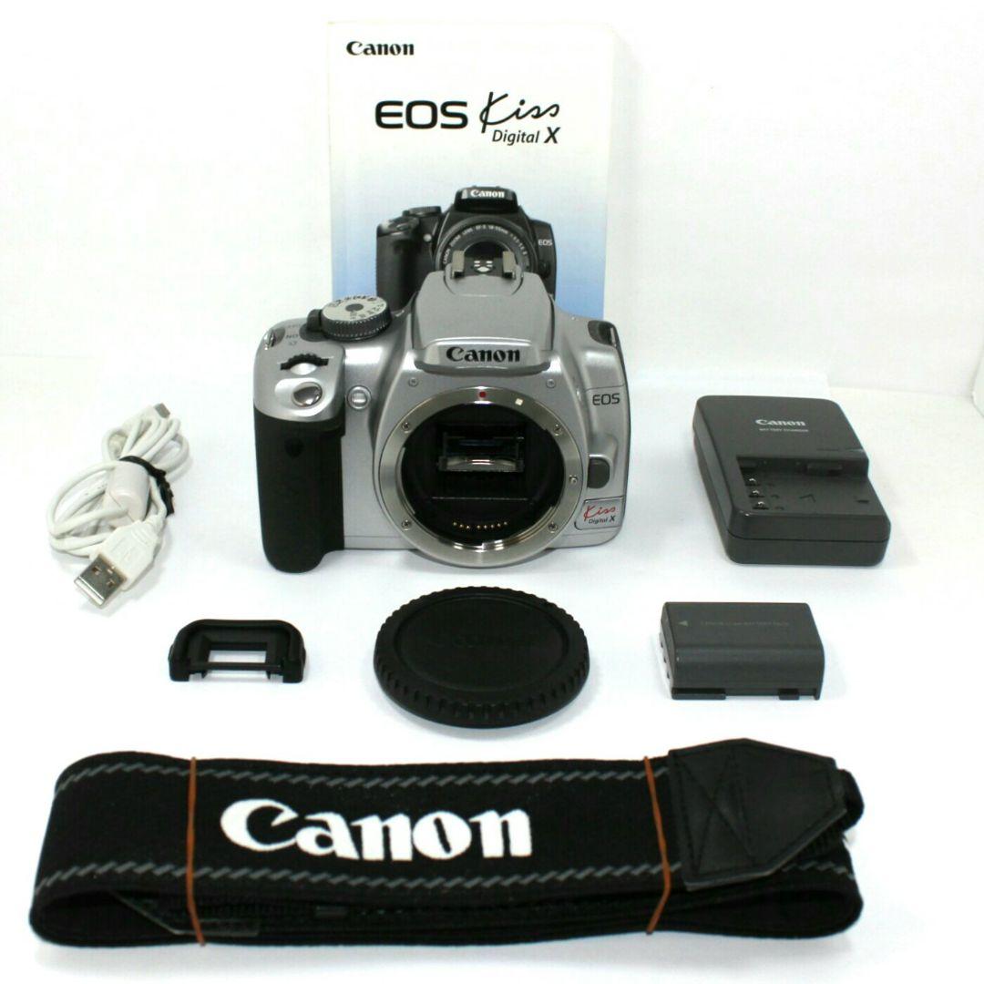 Canon EOS Kiss Digital X デジタル一眼レフ シルバー