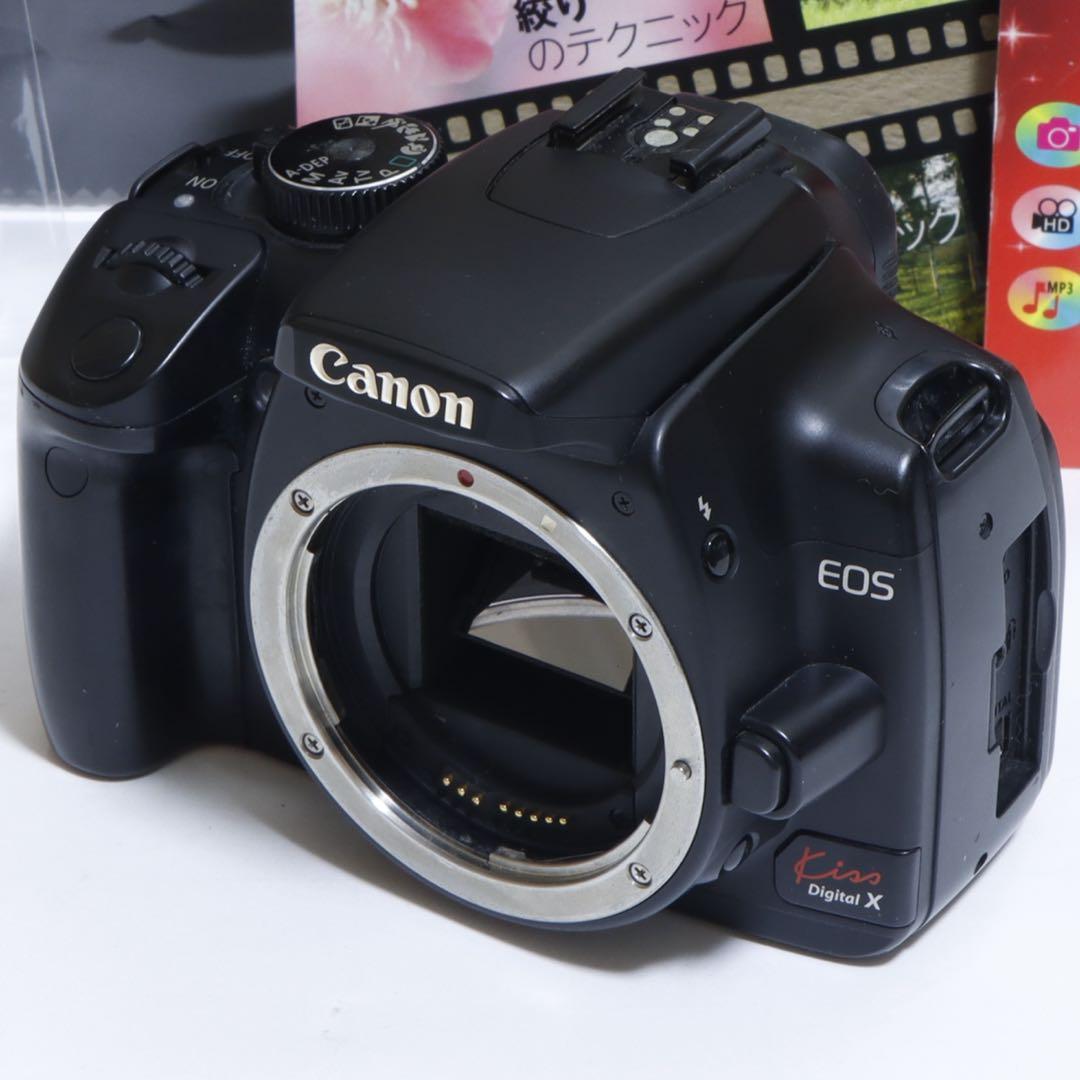 ★スマホに送れる一眼レフ★キャノン EOS Kiss XISセット