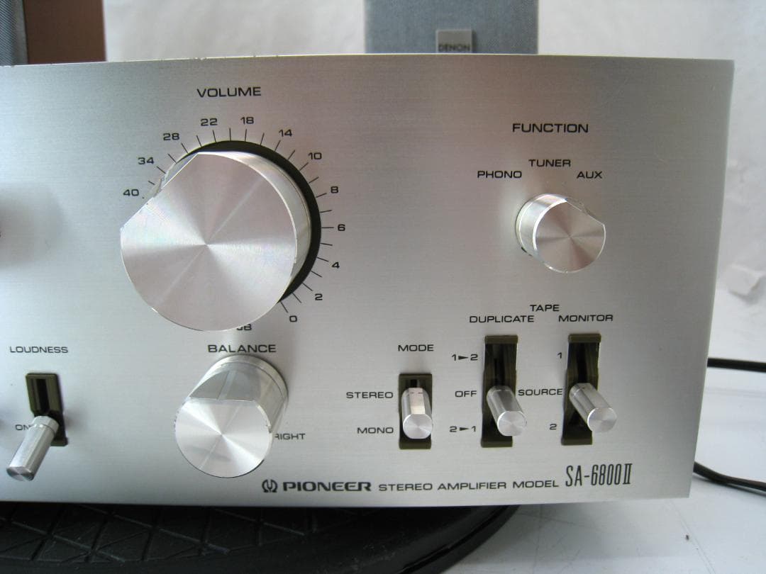 動作品 希少 Pioneer パイオニア ステレオアンプ SA-6800ii
