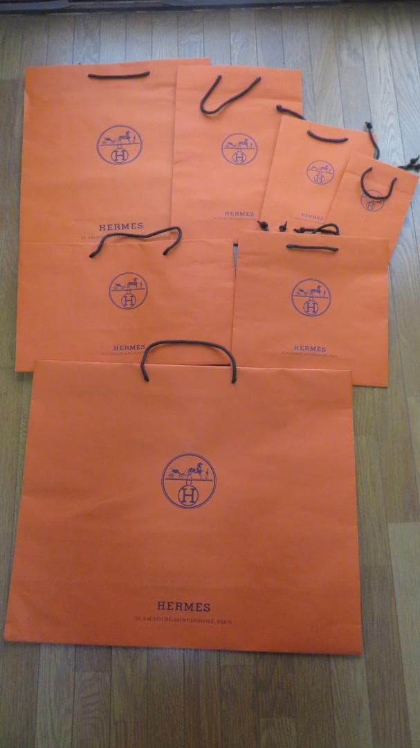 【HERMES】エルメス ショッパー ショップ袋　まとめ売り　77枚
