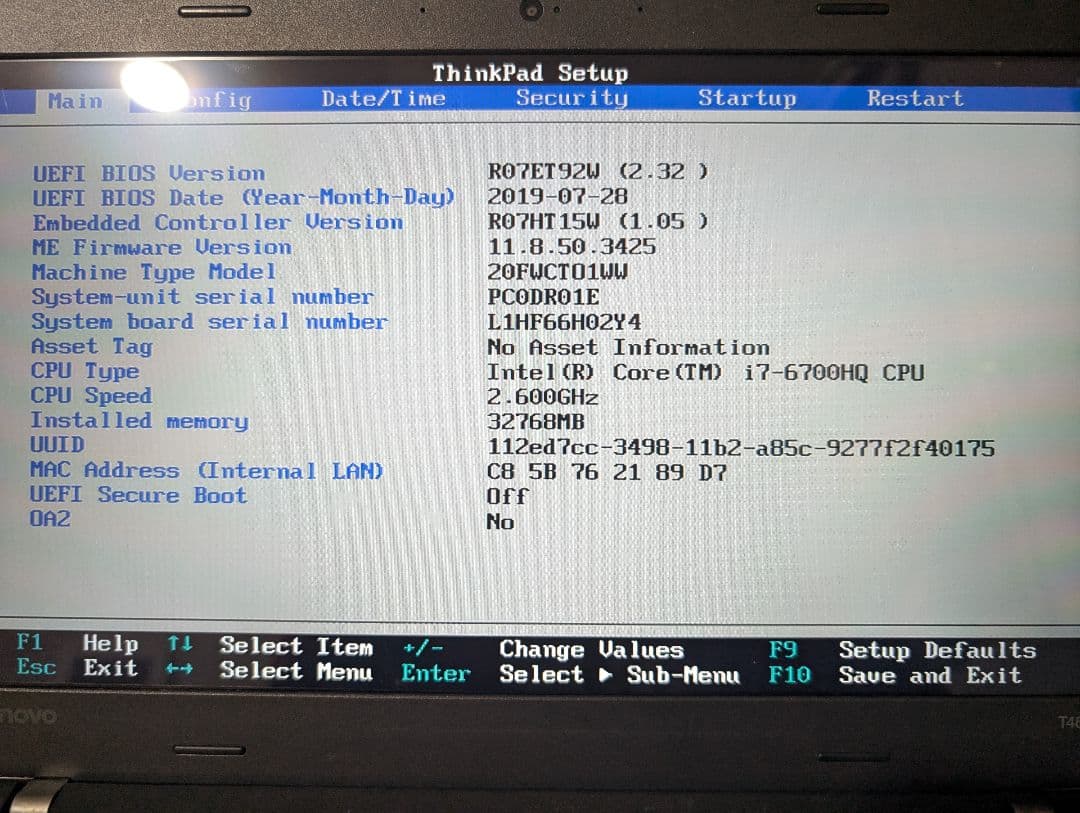 シ*こ様 lenovo thinkpad T460p