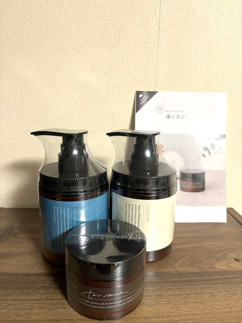 coconeクレイクリームシャンプー（2種）、ヘアマスク　新品未開封
