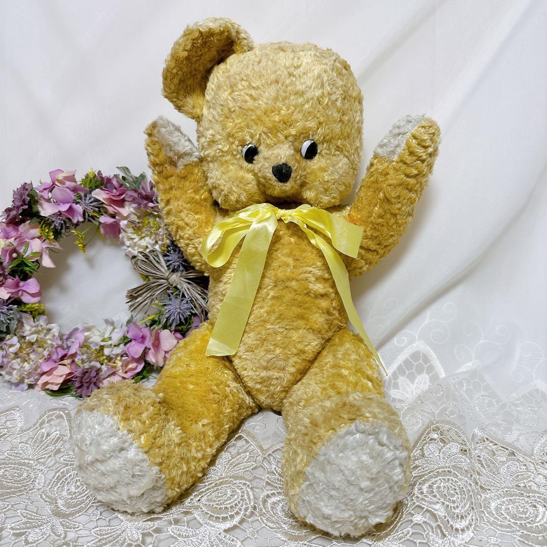 片耳ちゃん　プクプクほっぺ　アンティークベア　②