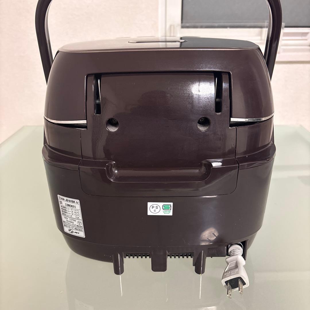 ZOJIRUSHI NW-JB181BK-TA 炊飯器 極め炊き ブラウン10合