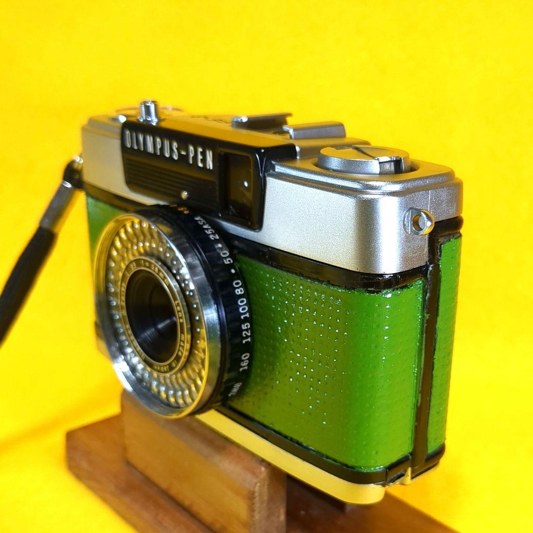 ♦メンテ済完動品♦オリンパスOlYMPUS PEN EE-3♦赤ベロ快調