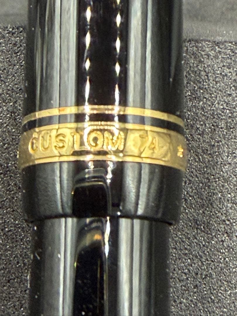 Pilot CUSTOM 74 万年筆　グランセ&ボールペン　革製筆入れ