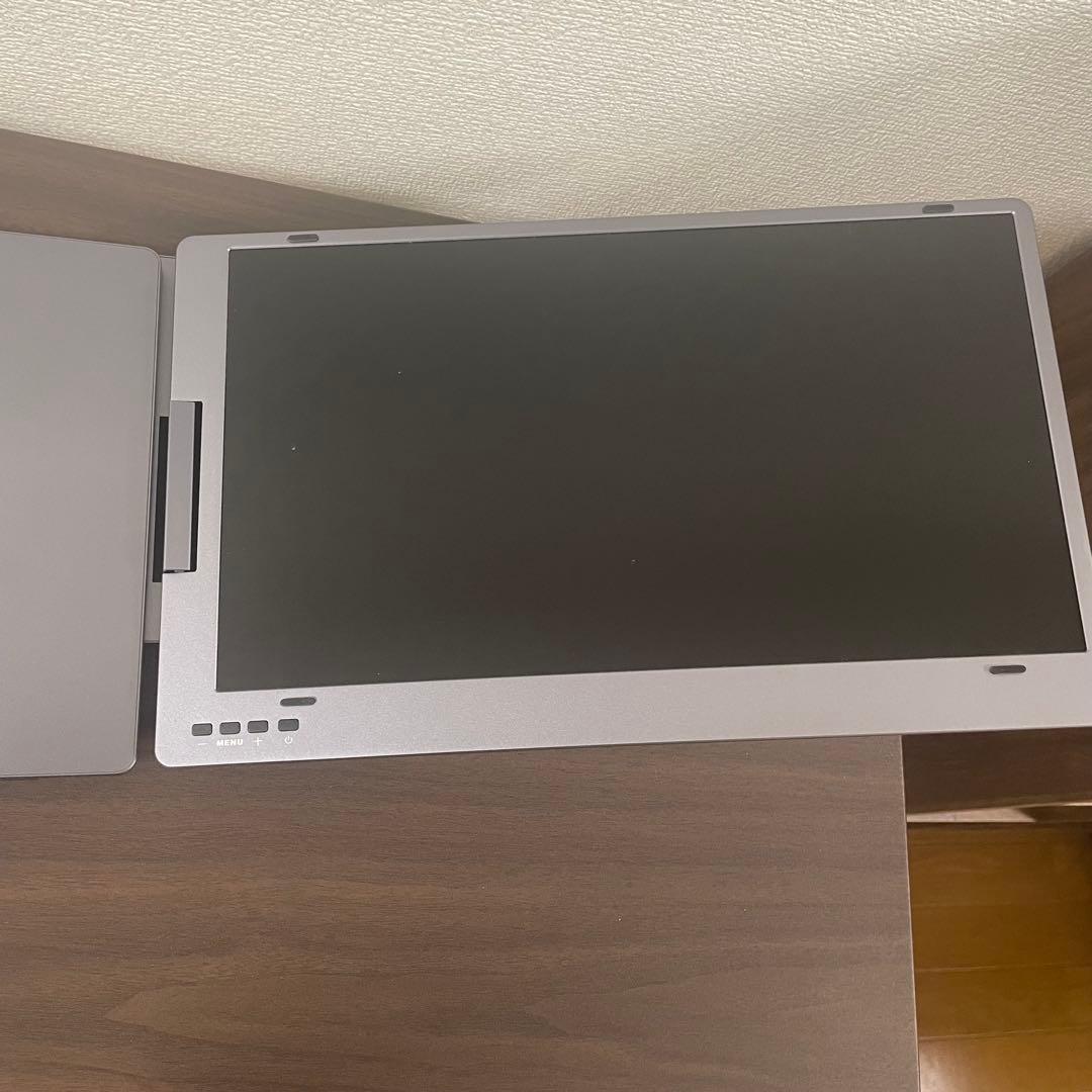 折りたたみ式モニター本体 ケーブル付
