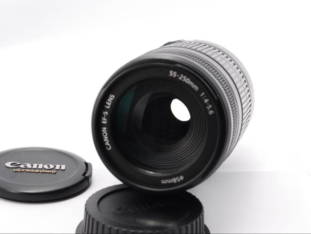 極美品✨Canon EF-S 55-250mm IS 望遠レンズ 手ブレ補正付き