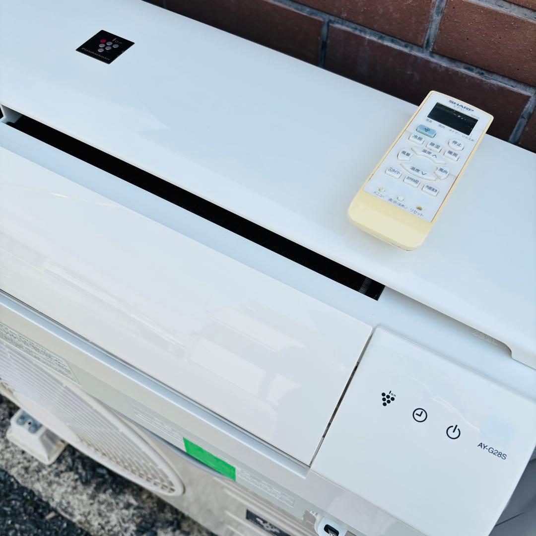 SHARP 主に8～10畳用エアコン AY-G28S-W 100V 2017年製