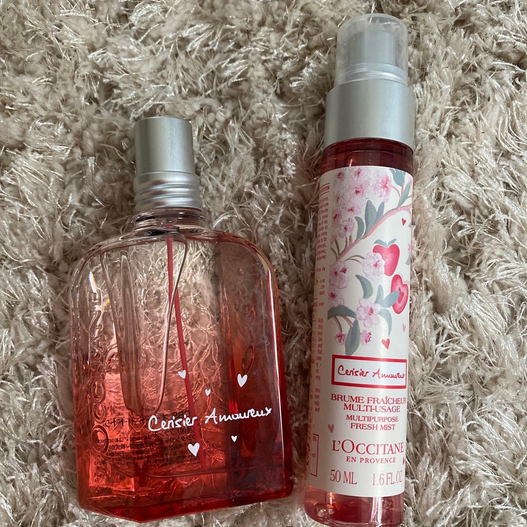 ☆未使用☆ロクシタン　ストロベリー　香水、ミストセット♡