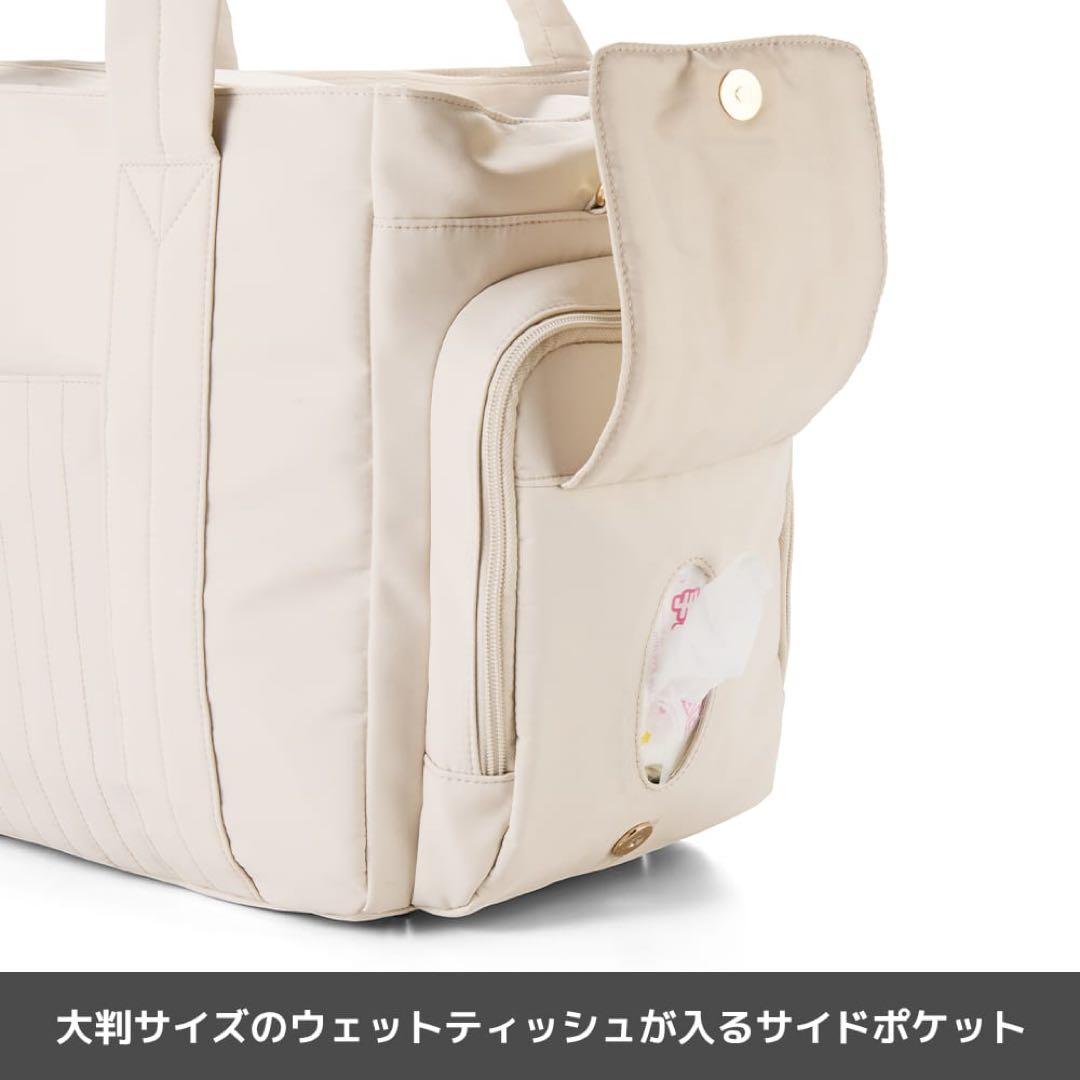 即購入可❕マザーズ機能が全部盛り！ファミリーライフボストンバッグ　チャコール