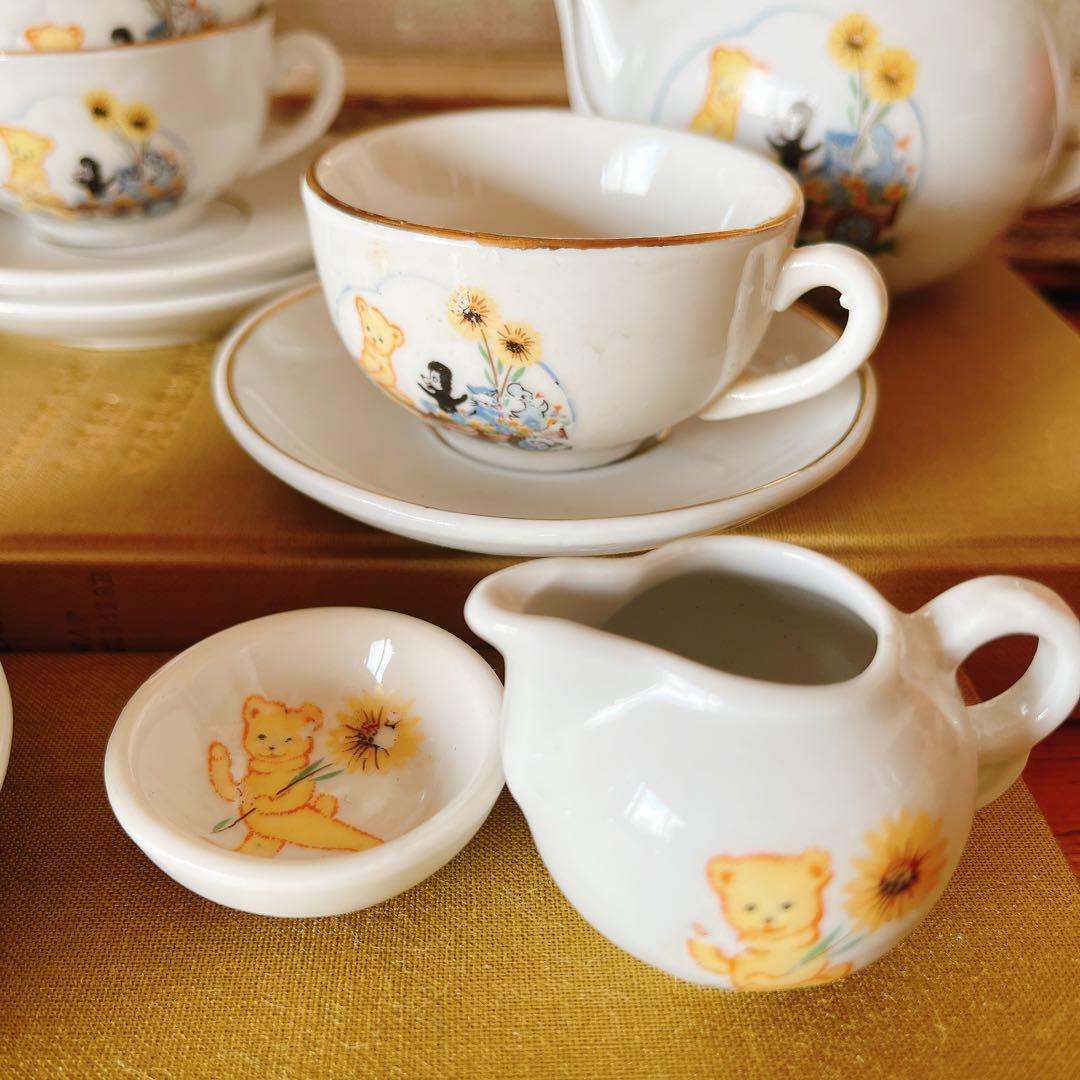 クマが可愛いディネットのTEA SET