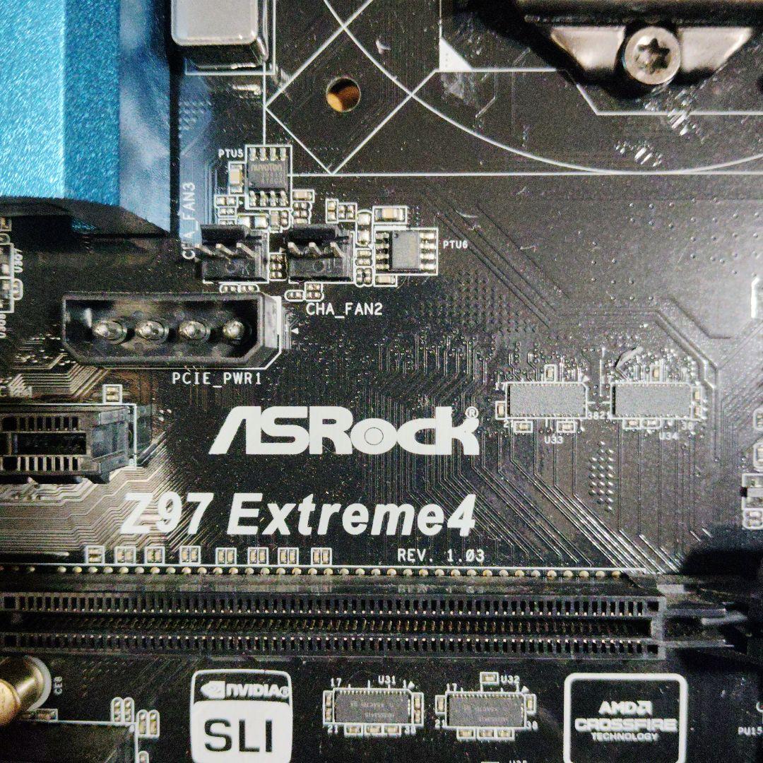 マザーボードASRock Z97 Extreme4 + CPU i7-4790k