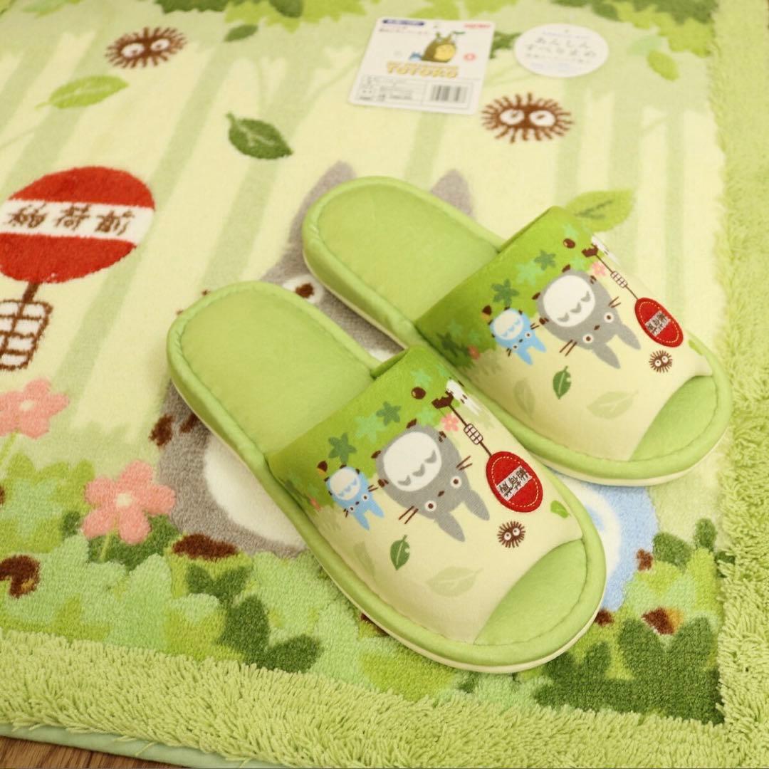 トイレマット トトロ 新品 4点 セット グリーン 洗浄 となりのトトロ