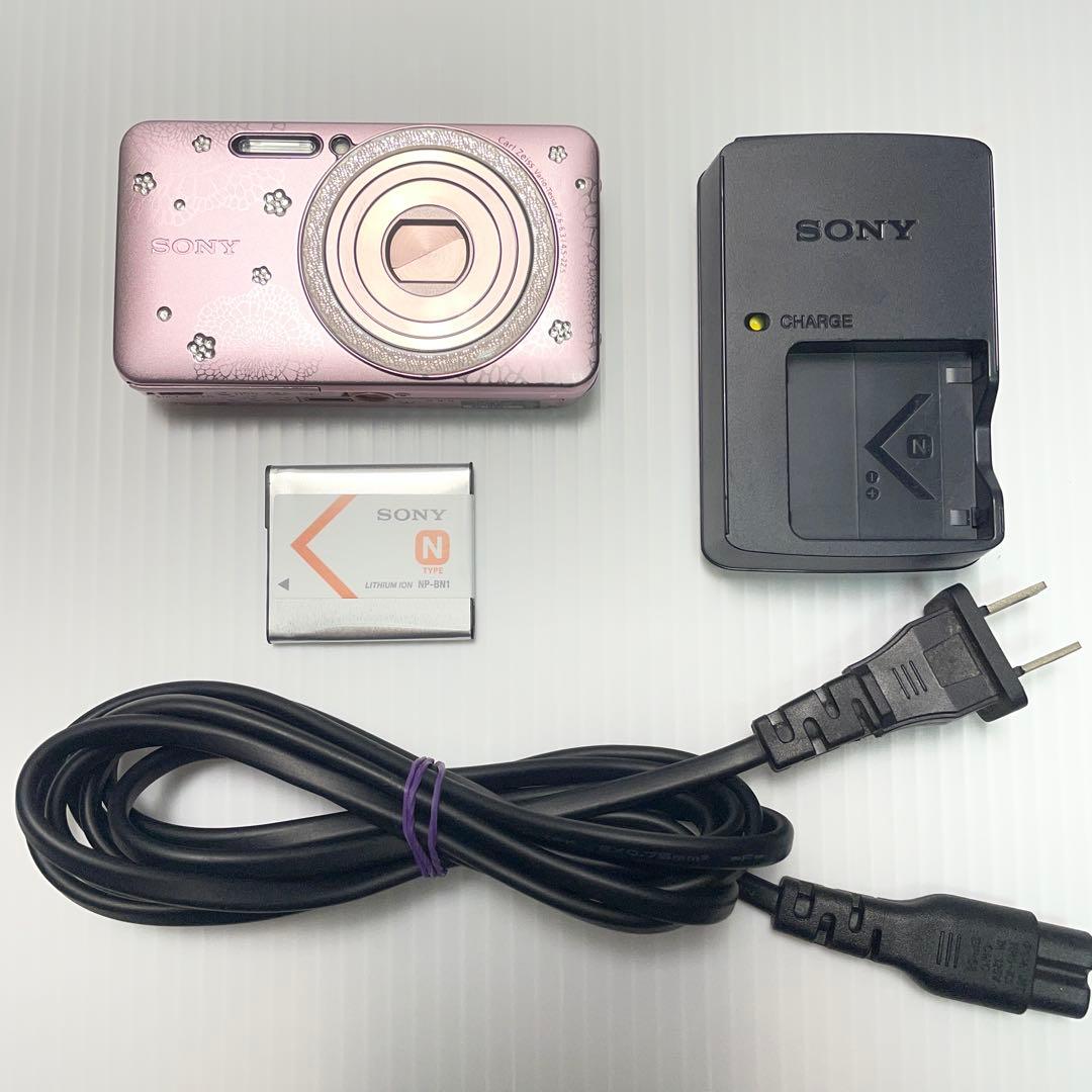 ジャンク 希少SONY Cyber-shot DSC-W570D PINKピンク