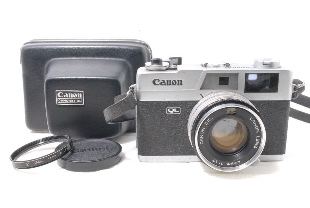 【希少・ケース付】Canon Canonet QL17 レンジファインダーカメラ