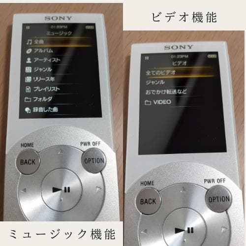 【SONY/ウォークマン】NW-S644-人気のホワイト8GBほぼ未使用