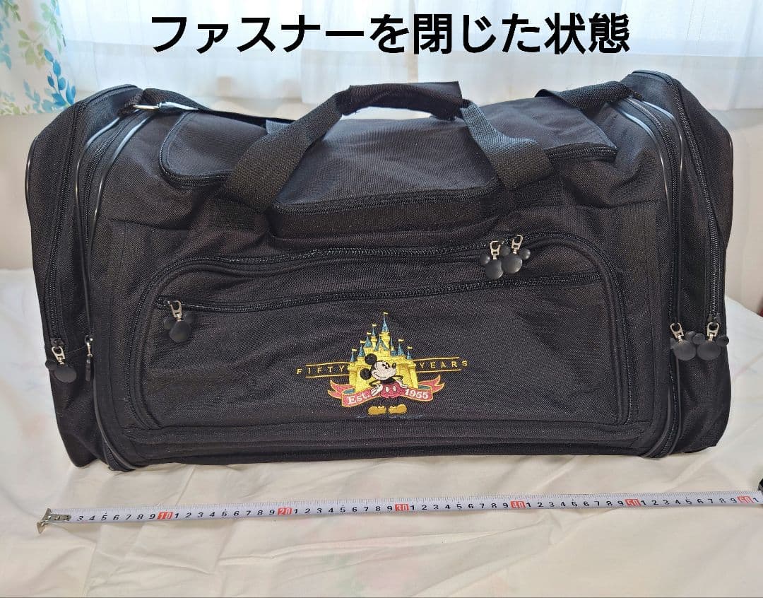 【激レア、限定品】カルフォルニアディズニー　50周年ボストンバック　ほぼ未使用