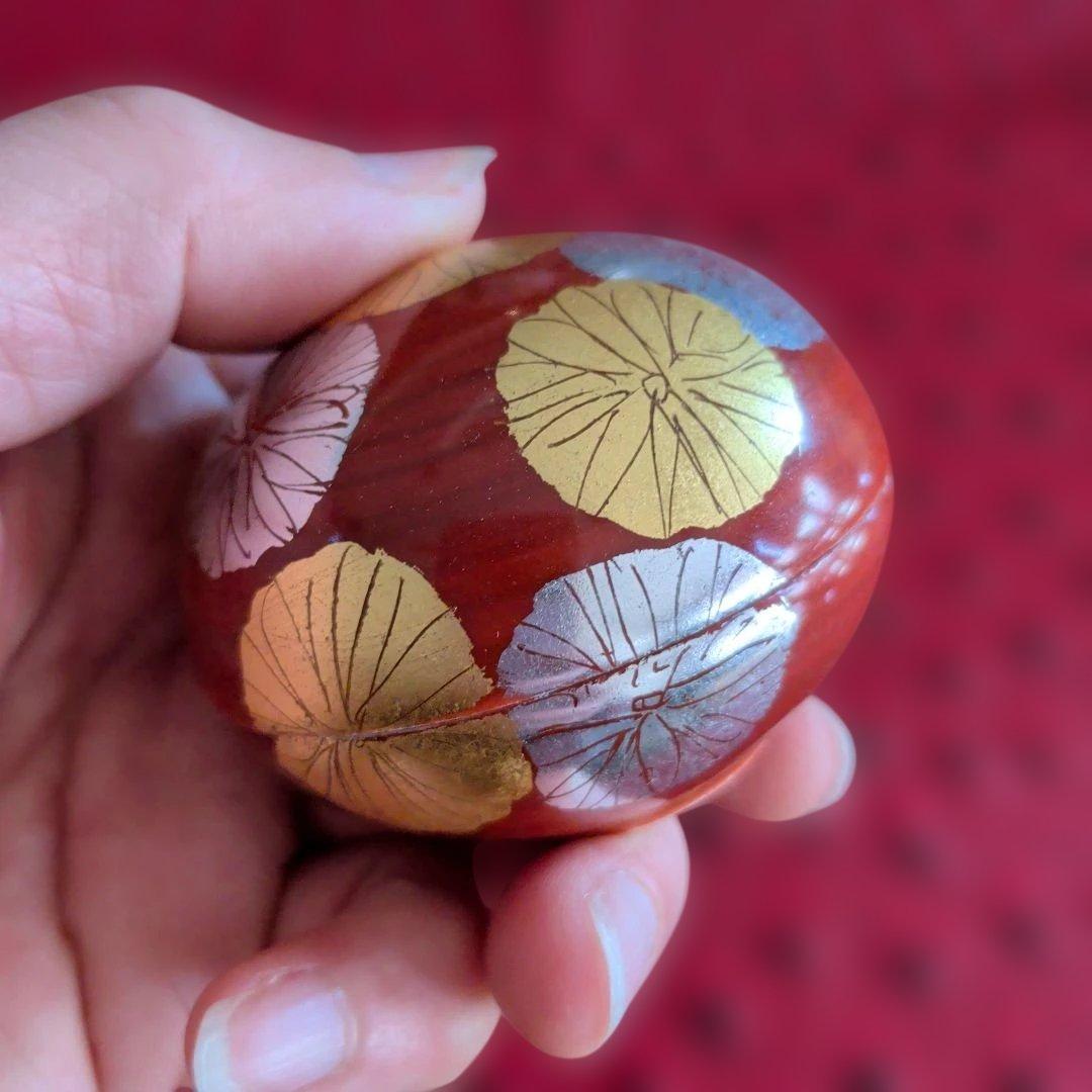 ルーシーリーさん専用　小野珀子　金襴手香盒