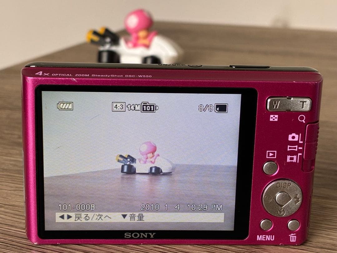 SONY Cyber-shot DSC-W550 ピンク14.1MP