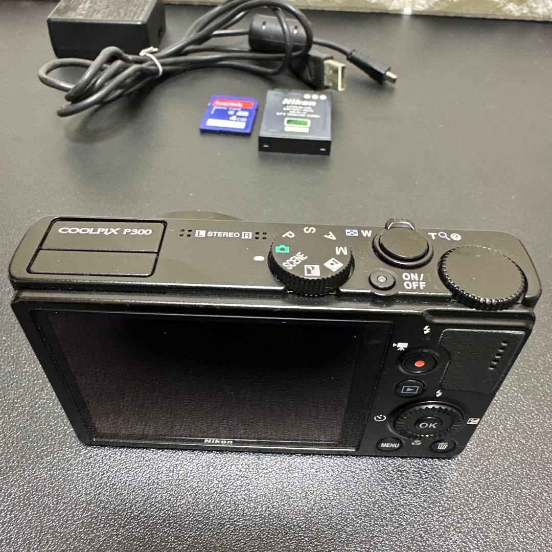 ニコンNikon COOLPIX P300 動作確認済【概ね美品】