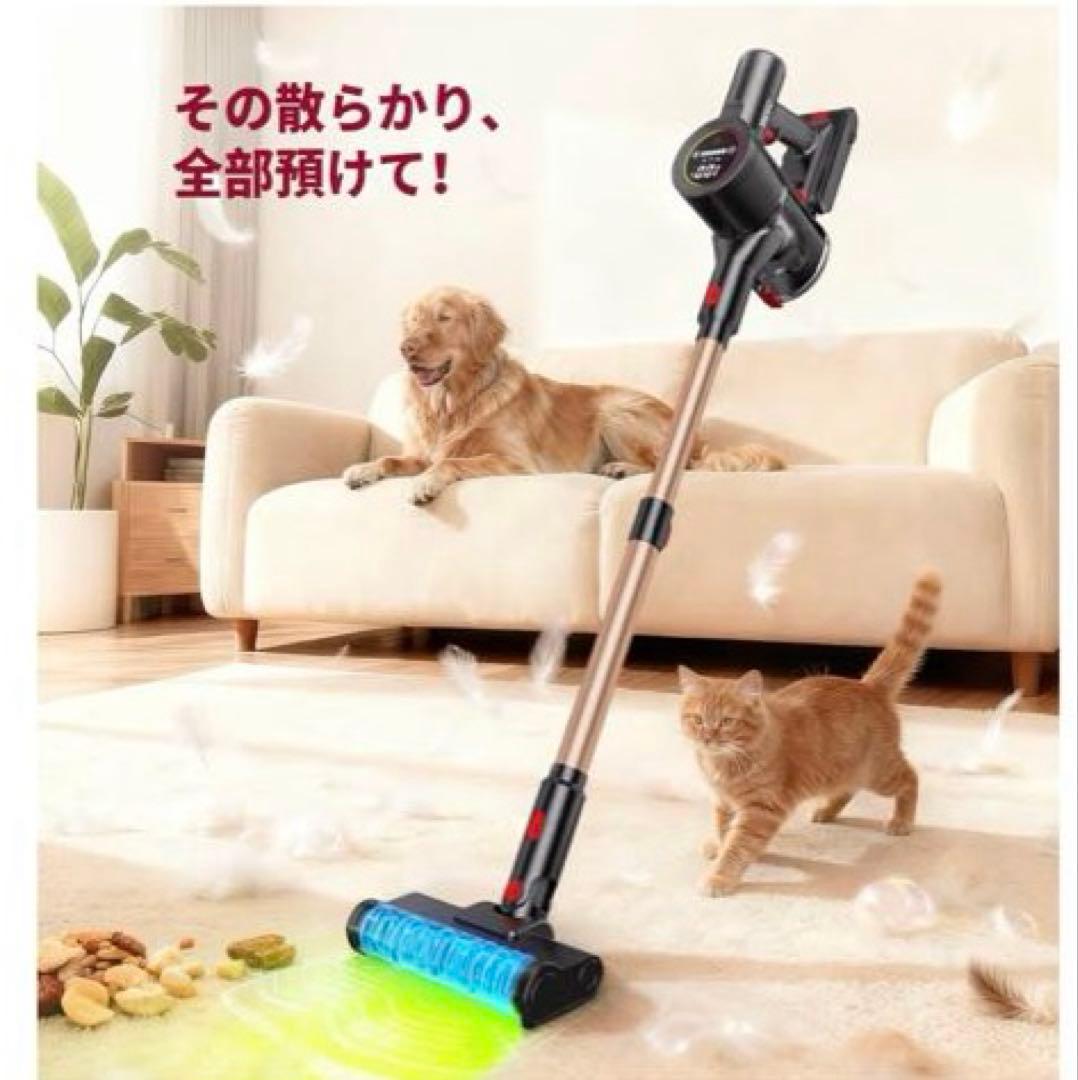 コードレス掃除機 軽量 サイクロン スティッククリーナー 収納スタンド 低騒音