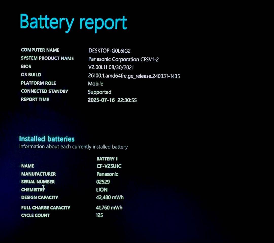 レッツノート CF-SV1/第11世代 i5/メモリ16G/SSD256G③