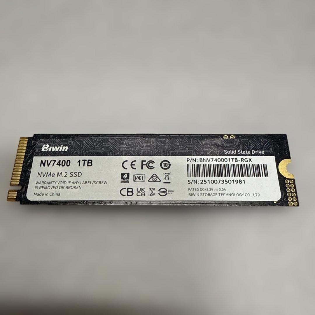 内蔵型SSD BWIN NV7400 1TB NVMe M.2 SSD