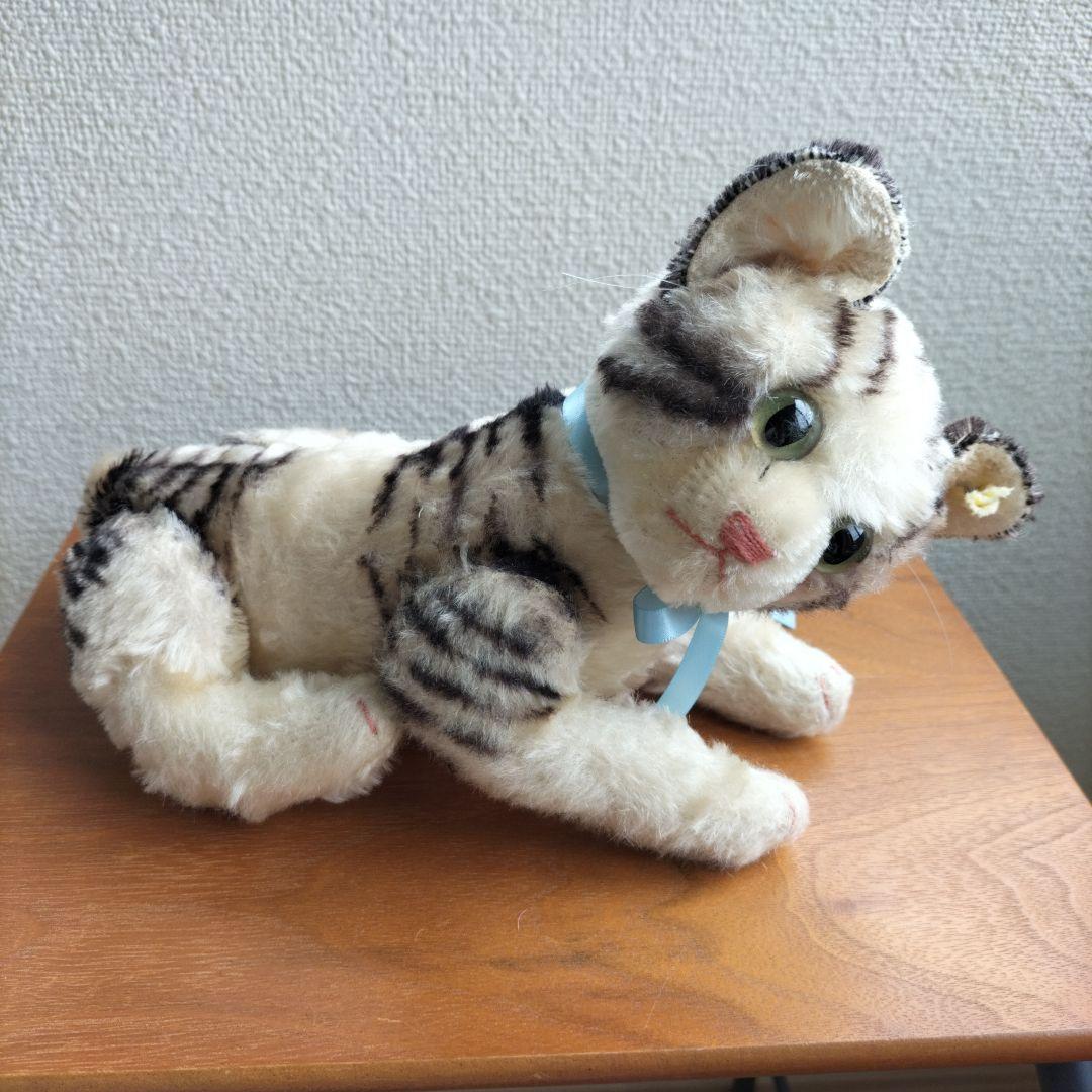 ビンテージ　シュタイフ　Kitty キャット　猫　５ジョイント　大きめ