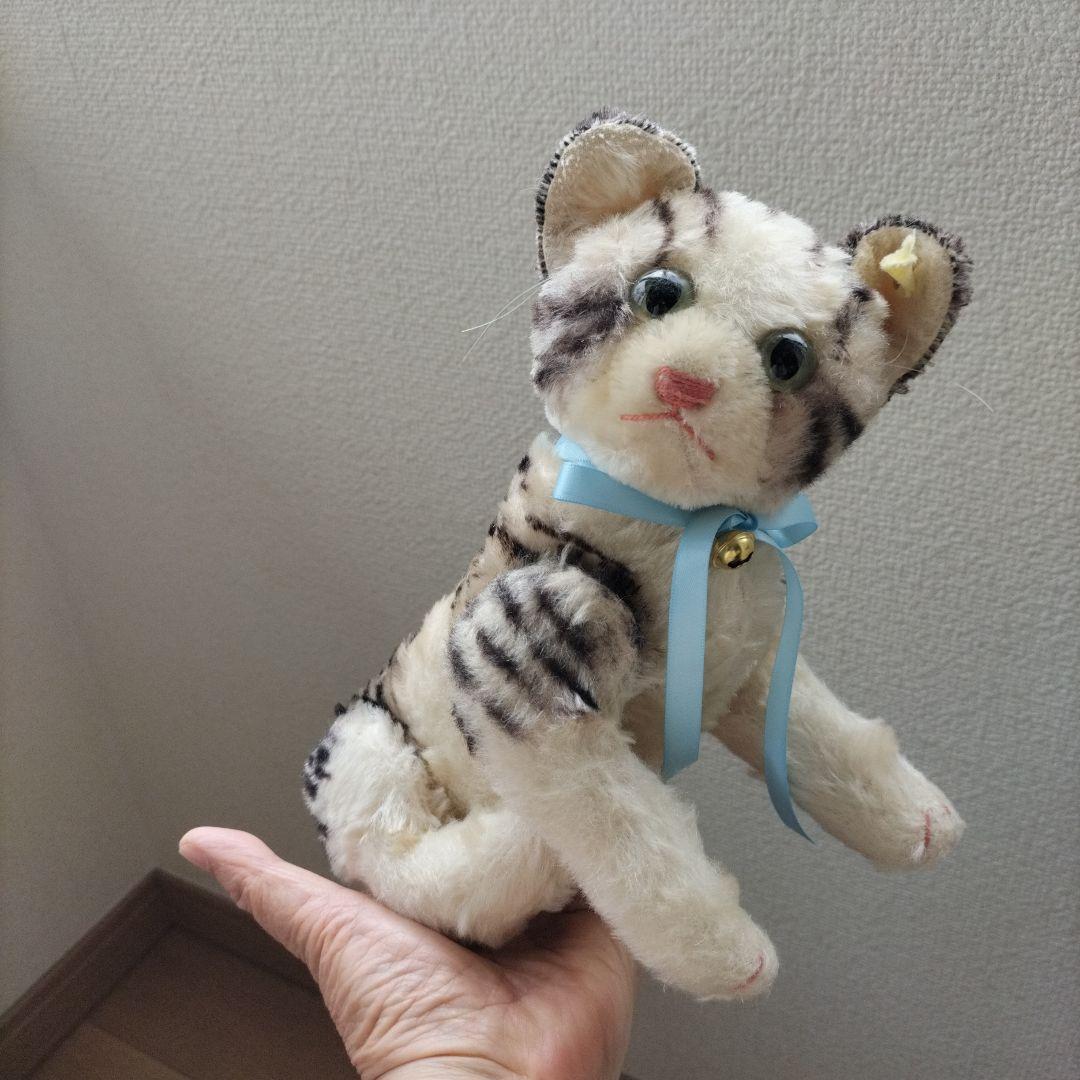 ビンテージ　シュタイフ　Kitty キャット　猫　５ジョイント　大きめ