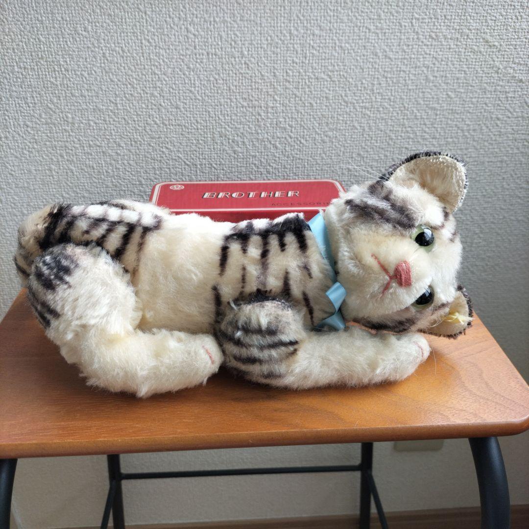 ビンテージ　シュタイフ　Kitty キャット　猫　５ジョイント　大きめ