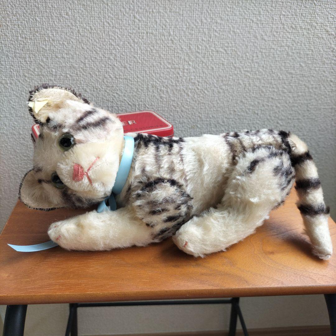 ビンテージ　シュタイフ　Kitty キャット　猫　５ジョイント　大きめ