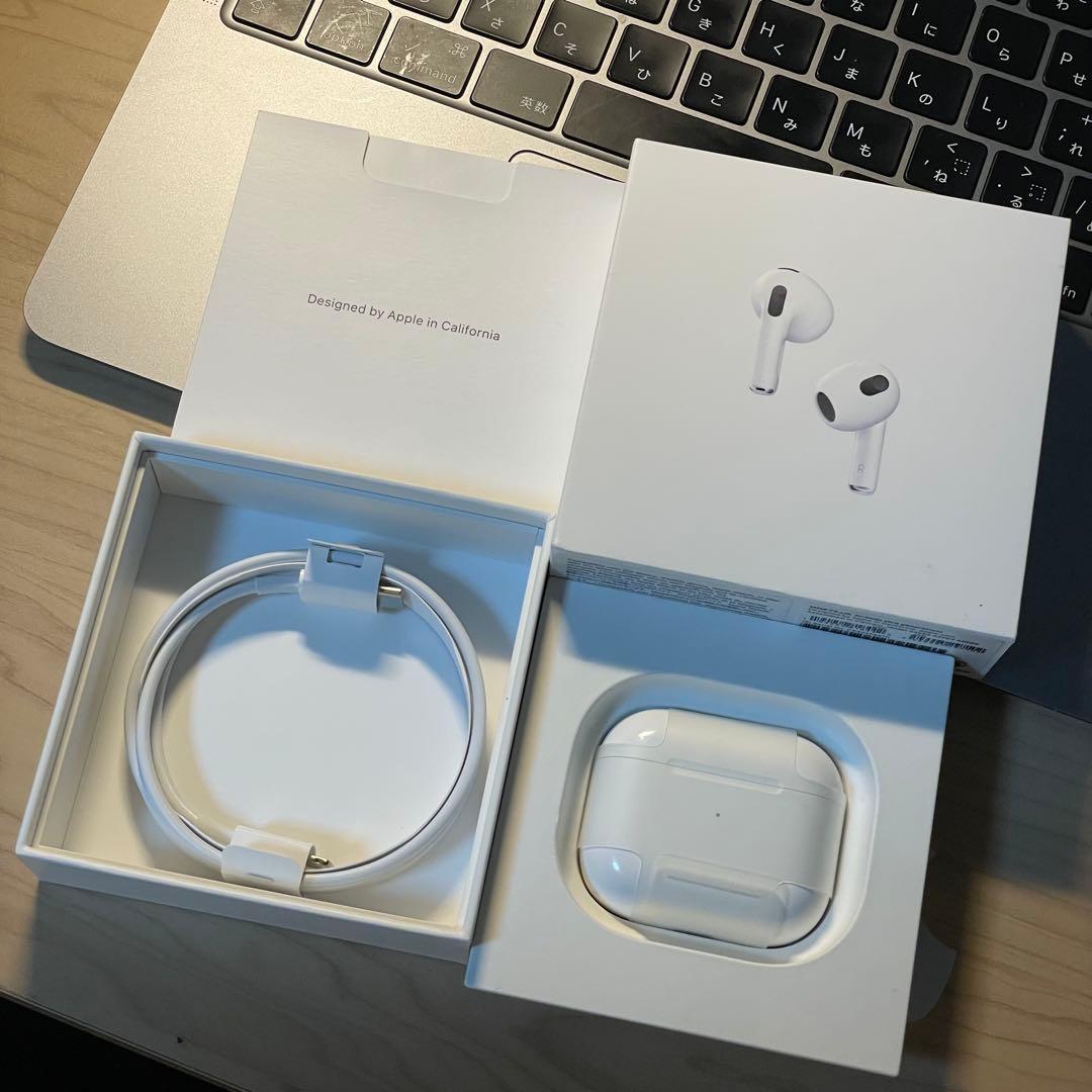 正規品 AirPods（第3世代）箱・充電ケーブル付き