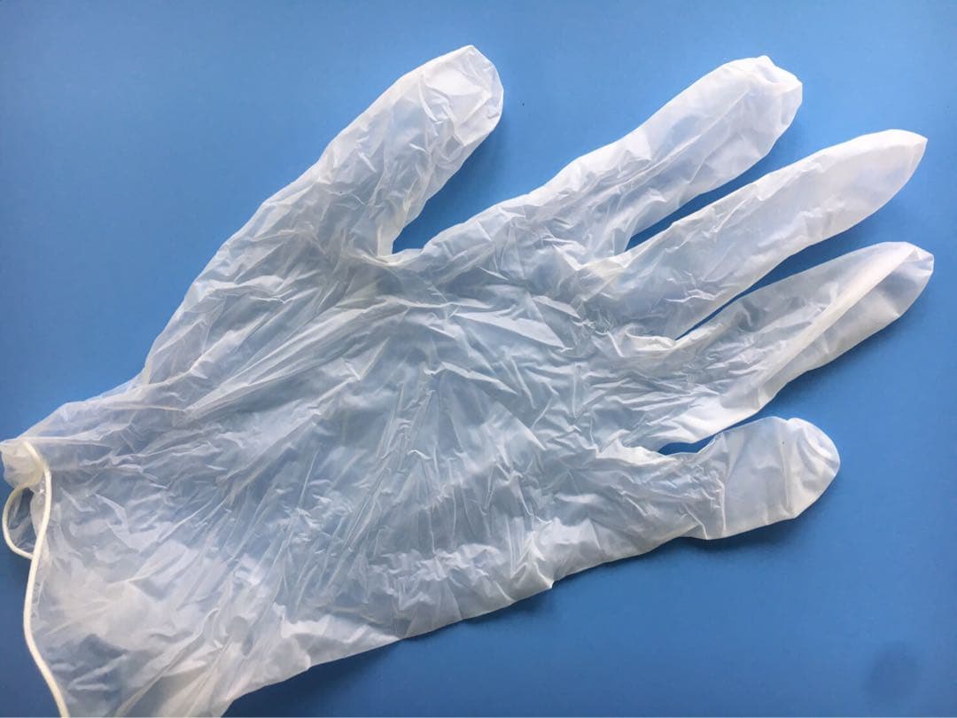 プラスチック手袋 パウダーフリー M 100枚入 20箱 新品未開封