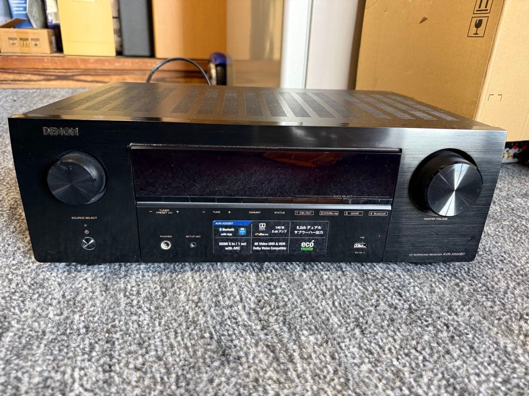 アンプ DENON AVR X 550BT