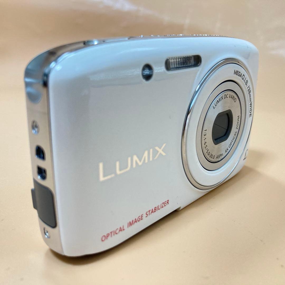 ◻︎SDカード付き パナソニックLUMIX DMC-S2 ホワイト色　デジカメ