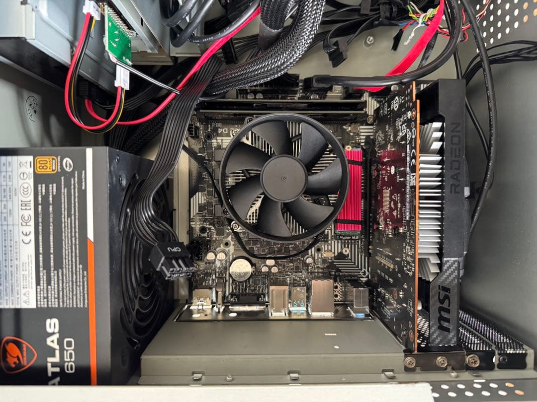 自作PC レトロPC風Win11 14thi3/16GB/1TB/RX6400