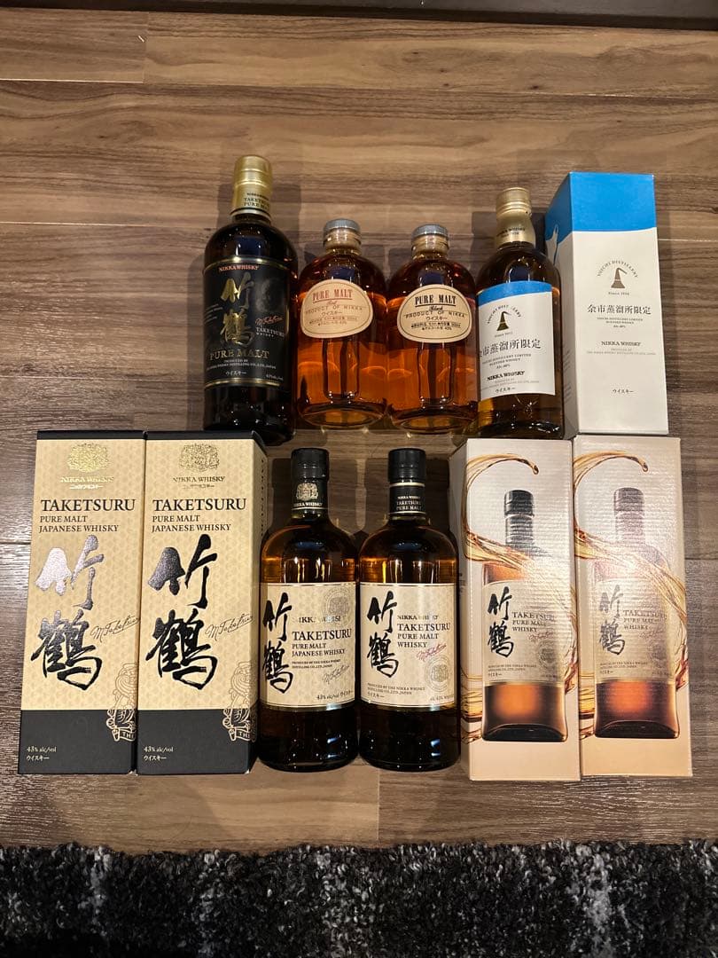 竹鶴ウイスキー 4本セット