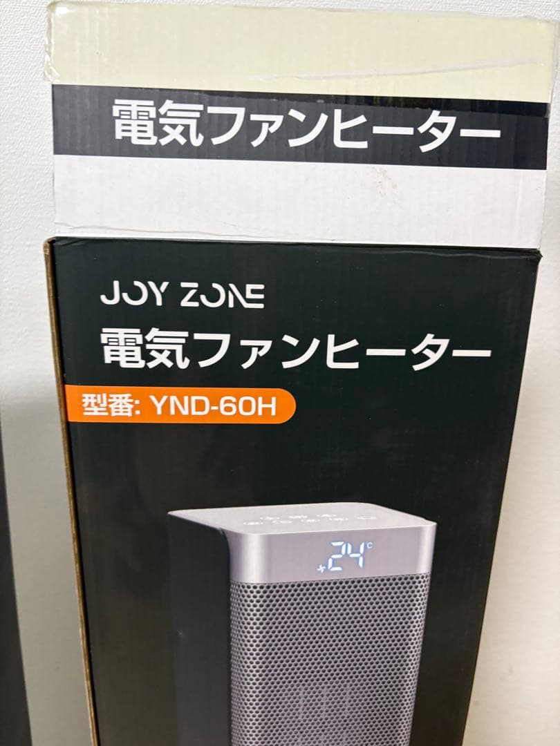 JOY ZONE 電気ファンヒーター YND-60H 稼働品