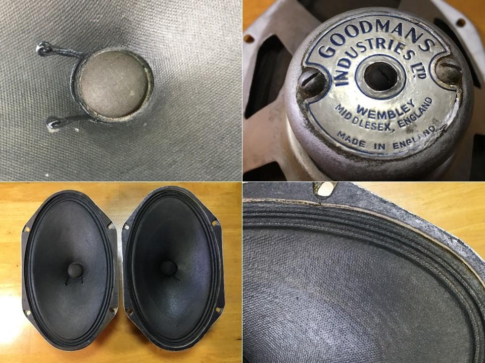 GOODMANS ビンテージ大口径アルニコシステム驚きの低音再生・ハイスピード音
