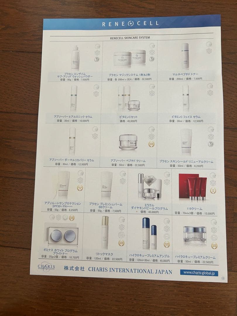 値下げ　新品未使用　ルネセル Rene Cell 化粧品 7点セット