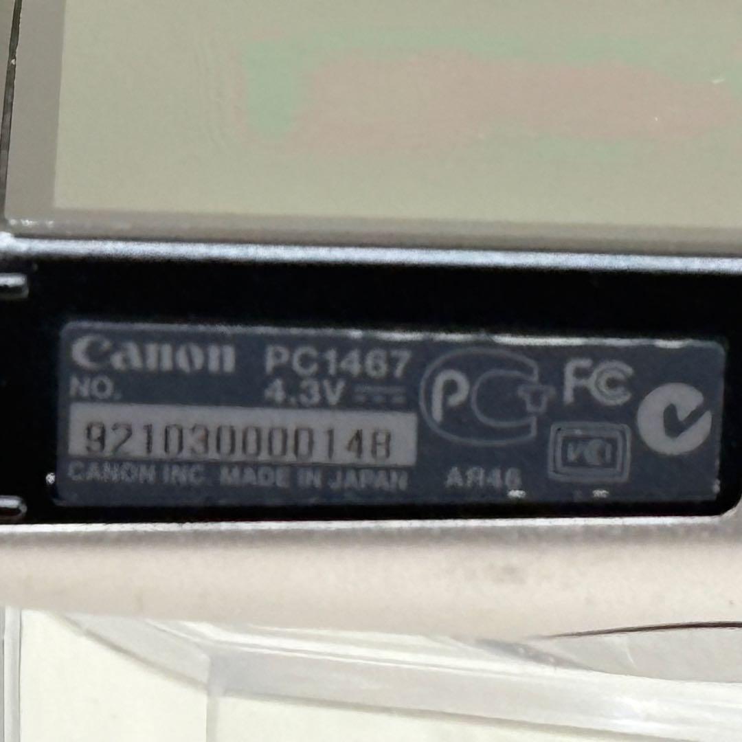 Canon カメラ　IXY 10S PC1467 充電器　説明書 コンデジ　可動