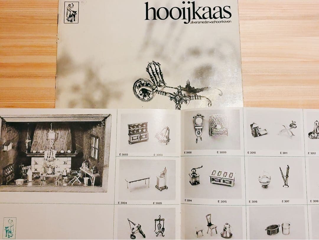 オランダHooijkaas社製、純銀835S『ミニチュア・牛乳搾り』ヴィンテージ