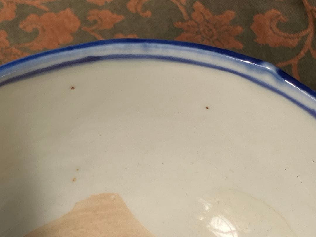 善五郎作　染付俵茶碗