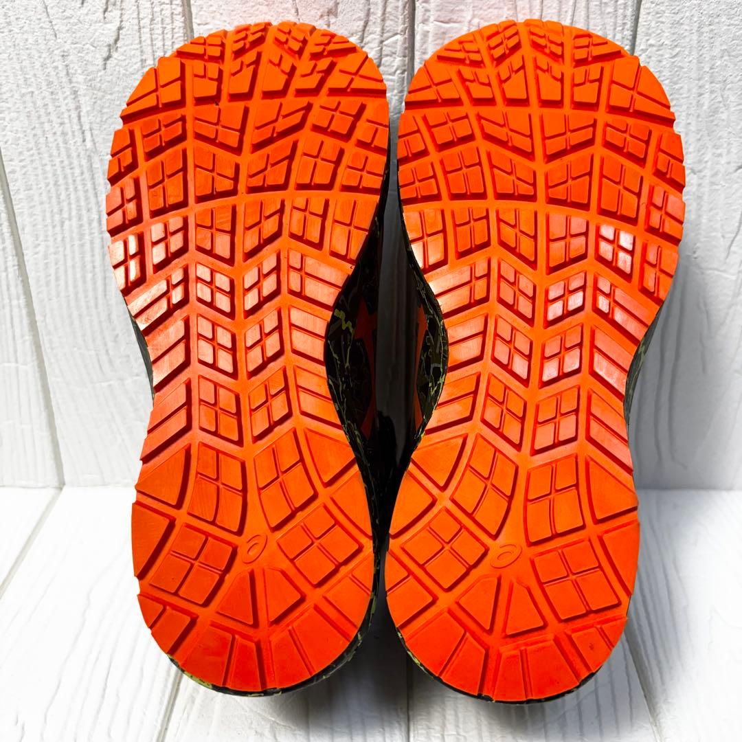 美品 asics安全靴 ウィンジョブ 24.0 限定色 迷彩　BOA ハイカット