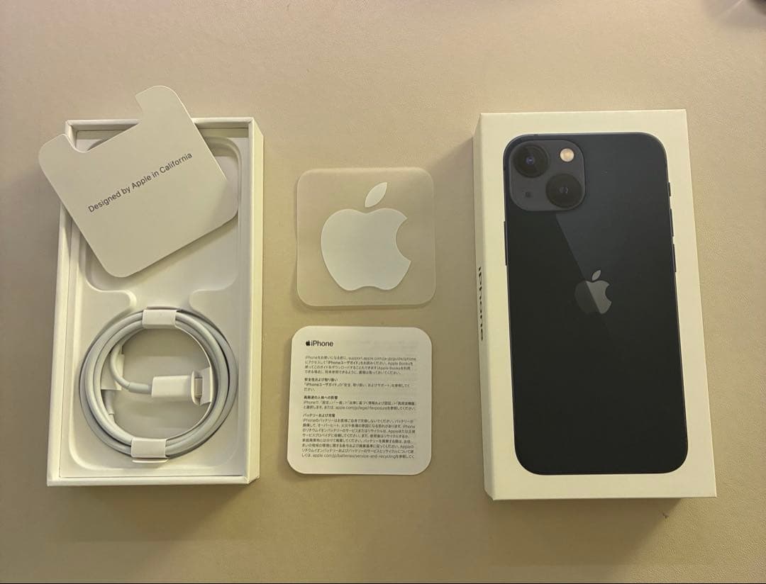 美品　iPhone13mini 128GB ミッドナイト