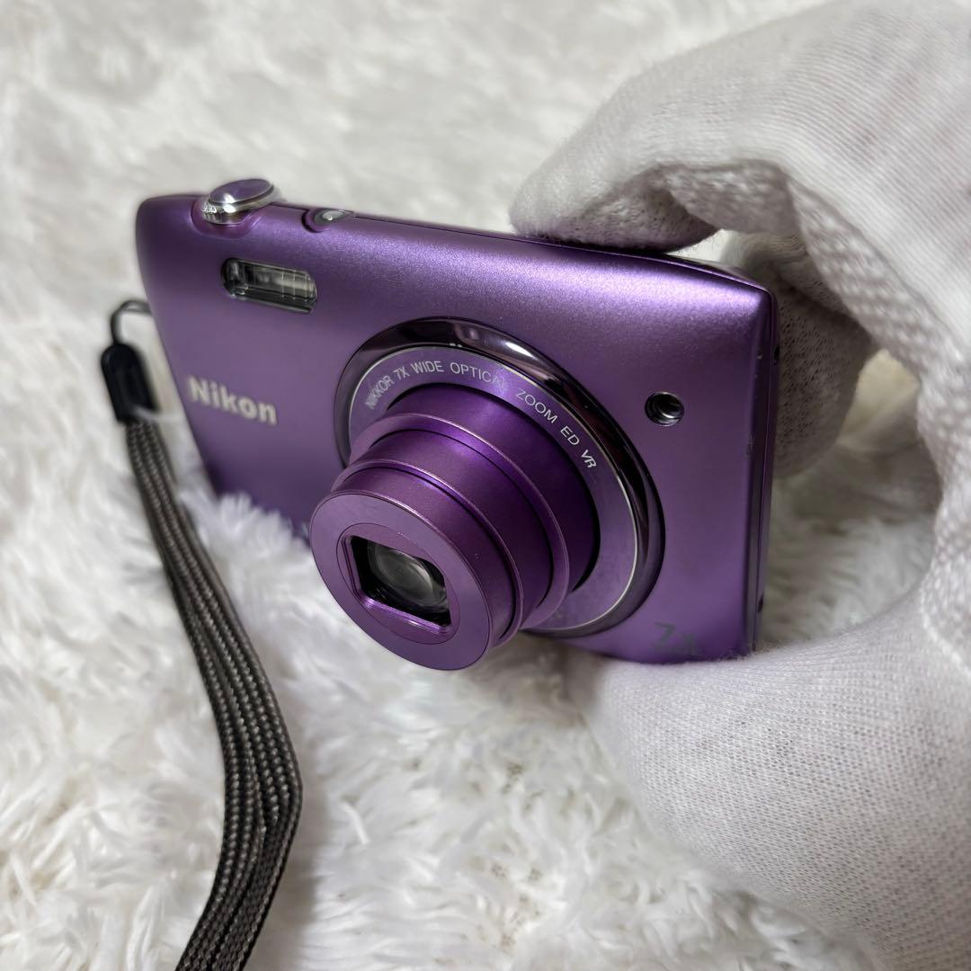 【希少✨】ニコン Nikon クールピクス COOLPIX S3500 パープル
