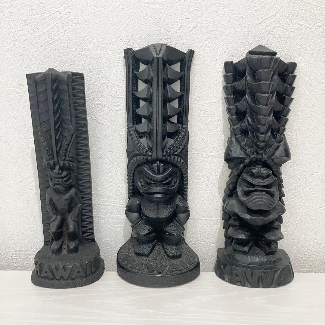 ハワイ　ココジョー　Tiki カメハメハ大王　ハワイアン 置物 A